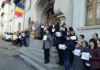 Zeci de procurori ieseni au protestat astazi in fata Parchetului. „Vrem o justitie independenta” procurori Iași