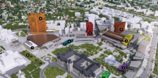 Modificările propuse pentru dezvoltarea ansamblului Palas – Harta oficială explicativă