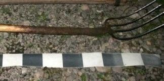 Caz şocant, la Iaşi! Nepotul i-a înfipt o furcă în cap! O furca