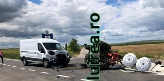 Accident cu doi morti la Draguseni, judetul Iasi. Foto accident Draguseni