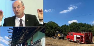Casa distrusa de incendiu, Pompierii opriti de drumul cu cratere. In schimb, Popa isi trage asfalt pana la ferma
