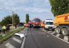 Accident cu doua autoturisme si un TIR pe europena, langa Targu Frumos. Galerie foto accident Razboieni