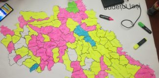 Lista noilor primari din judetul Iași. PNL are 52 de primării, PSD – 43, USR – 3, PMP -1 harta primarii judetul Iasi