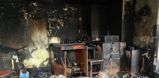 Soț și soție uciși de un incendiu la locuinta, intr-un sat de langa Targu Frumos. Galerie Foto incendiu Ganesti - Ion Neculce