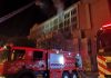 Judecatoria Iasi a luat foc noaptea trecuta. Ultimul etaj este distrus. Galerie foto incendiu Judecatoria Iasi