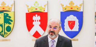 Popa a plătit unei firme 1 miliard de lei din banii CJ pentru o deplasare fictivă in SUA Maricel Popa si drapele straine