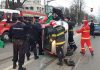O mașină s-a răsturnat în Copou: două victime accident Copou