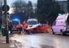 Accident cu trei victime chiar lângă sediul Poliției ieșene. Foto accident IPJ Iasi