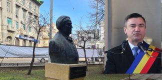 Chirica mai ceva ca Ceaușescu! Și-a pus numele pe bustul unui mare actor după ce l-a dat cu var montaj bustul lui Matei Millo si Mihai Chirica