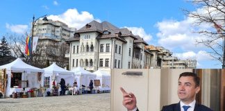 Chirica sfidează Pandemia. Târg în toată regula pe pietonalul Ștefan cel Mare montaj targ pe Stefan cel Mare si Chirica