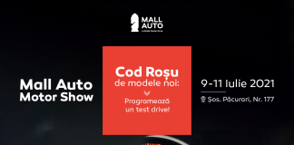 Eveniment Mall Auto Motor Show: Cod Roșu de modele noi! 3 zile de test drive cu zeci de modele de ultimă generație de la 13 mărci reprezentate de Casa Auto! Mall Auto Motor Show