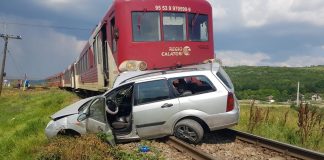 Un cuplu a scăpat ca prin minune cu viața dintr-un accident de tren accident de tren Movileni