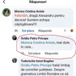 postare Oviviu Pricope injuratura Monica Anisie