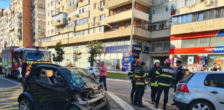 Accident grav pe Independentei: trei victime. Galerie foto accident Independentei