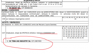 ipoteca Teba Industry -PK Ebony