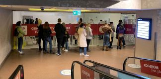 Acces fără certificat verde și fără test la centrul de vaccinare împotriva virusului SARS-CoV-2 în Palas Centru vaccinare_Palas_