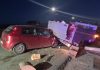 Accident grav. Un ieșean a intrat cu mașina sub un camion pe drumul european. Foto accident Traian