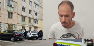 Îngrozitor! Tatăl criminal și-a înjunghiat fetițele gemene. Galerie foto exclusiv montaj criminal Damian Nicolae si anchetatori la bloc crima Strada Decebal nr.1 Roman