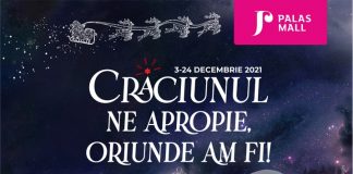 Fii „turist spațial” la Palas! Crăciunul Cosmic îl aduce pe Moșu` în haine de astronaut, dar și premii „câte-n lună și-n stele” Palas Iasi-Craciun Cosmic