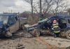 Familie distrusă în urma unui accident rutier. Tată și fiu au decedat. Galerie foto accident Voinesti