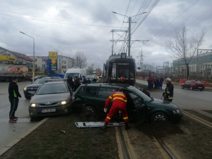accident Calea Chisinaului cu doua masini