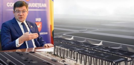 Costel Alexe si terminalul 4 Aeroportul Iasi