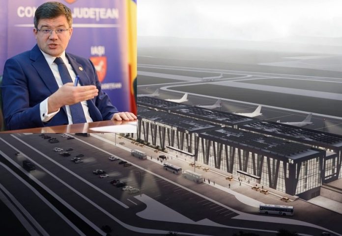 Costel Alexe si terminalul 4 Aeroportul Iasi