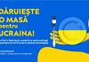 DĂRUIEȘTE O MASĂ pentru UCRAINA la restaurantele din Palas, Iulius Mall Iași și Iulius Mall Suceava Daruieste o masa pentru Ucraina_Palas si Iulius Mall Iasi