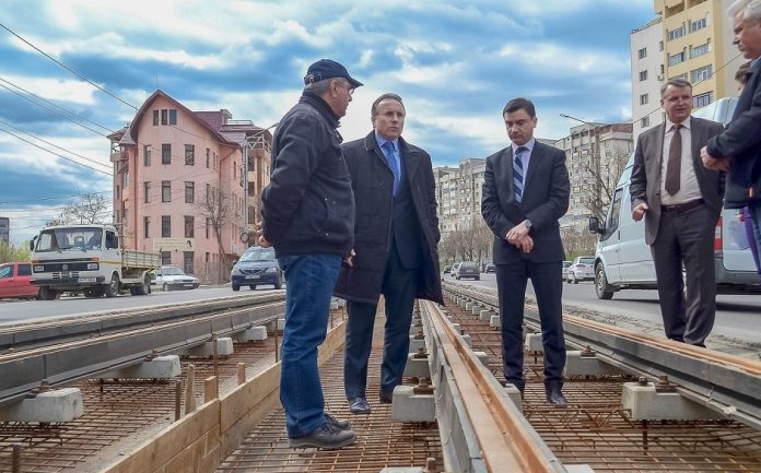 Nichita si Chirica la lucrari modernizare linii de tramvai4