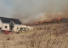 Un incendiu uriaș a amenințat vilele din Bucium. Focul s-a intins pe 100 de hectare. Video incendiu Bucium