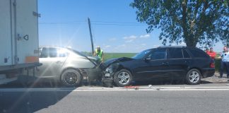 Accident cu o victimă pe europeană. Un șofer grăbit n-a păstrat distanța accident europeana