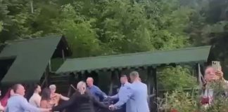 Un primar USR a dansat hora la paranghelia PSD Iași de la Durău. Video hora primari PSD Durau2