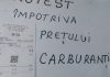 Ieșenii revoltaţi de scumpirea benzinei. Protest inedit la pompă