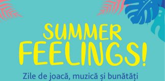 Feel the summer vibe, în acest weekend, pe esplanada Palas! Distracţie pentru copii, întâlniri cu personaje fantastice, muzică live și târg cu producători locali Summer Feelings
