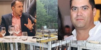 Un nou episod din „Războiul milionarilor”! Magistraţii au respins cererea lui Florin Dobrea! FOTO (EXCLUSIV) montaj constructie Enea-Florin Dobrea si Marius Enea