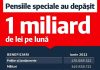 Peste un miliard de lei irosiți pentru pensiile speciale:,, Hoție organizată și legiferată”