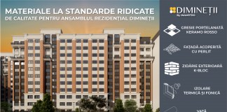 Ansamblul rezidențial DIMINEȚII – materiale de construcții de calitate pentru locuințe sigure și confortabile proiect imobiliar Diminetii randare