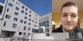 Exploziv! Grefier ieşean, judecat pentru abuz în serviciu în urma unui protest! FOTO (EXCLUSIV) Palatul de Justiţie din Iaşi şi, în medalion, grefierul Vlad Mihai Agache