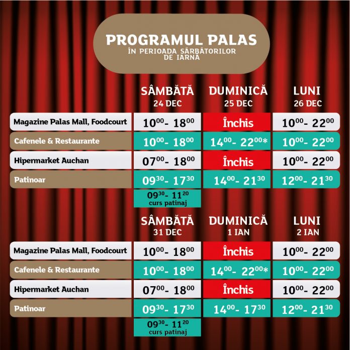 Program Palas Iasi