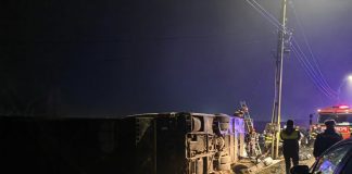 Catastrofă! Un autocar cu 35 de artiști s-a răsturnat în această noapte la Pașcani. Se numără răniții autocar rasturnat Pascani