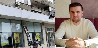 Răzbunarea Schengen! Banca Raiffeisen de pe Ștefan cel Mare a rămas fără firmă Raiffeisen da jos panoul si Pavel Pantea