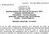 Hotărârea nr.117/20.01.2023 a Tribunalului Iasi