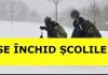 Şcolile din Iași se închid joi, în urma ninsorii și viscolului. Elevii intră în vacanţă cu o zi mai devreme