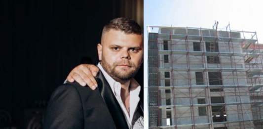 Marius Ciprian Crismaru zis Boris si bloc in constructie