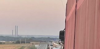 Vama blocată în această dimineață de un TIR răsturnat. Șoferii redirecționați spre alte puncte de trecere vama Giurgiu blocata