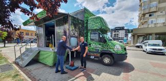 ADIS Iași continuă campania de colectare a deșeurilor electrice în mediul rural ADIS-caravana Ecotic