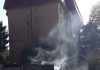 Incendiu pe strada Libertatii incendiu pe strada Libertatii in Iasi
