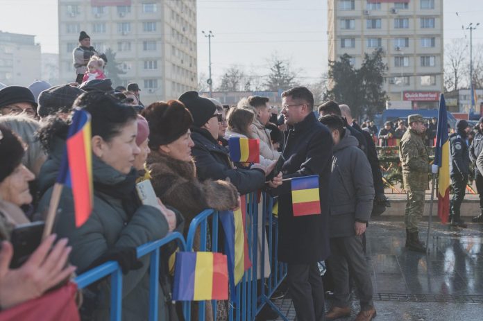 Costel Alexe in Piata Unirii