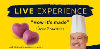 Unul dintre cei mai mari artişti ciocolatieri din lume vine la Iași: 10 ani de Leonidas. Veniți să degustați Daniel Stallaert