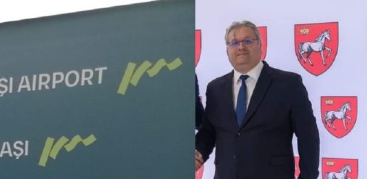 Romeo Vatră și noua identitate vizuala Aeroport Iași